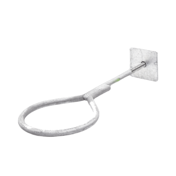 SAP01SG-AD-2-l Ancla con Aro, largo: 40 cm. de 1/2" de espesor para Losa o Pared. Galvanizado por Inmersión.