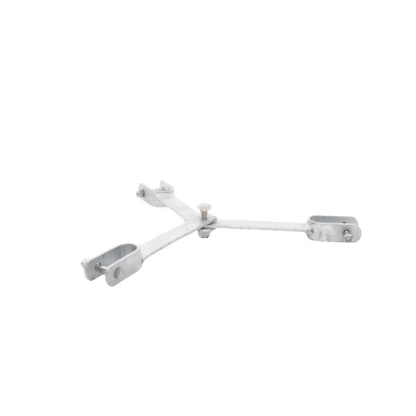 Brida para sujeción de retenida compatible con tramos STZ35G, Galvanizado por Inmersión en Caliente.