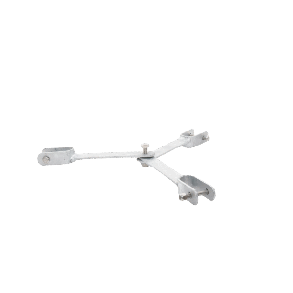 Brida para sujeción de retenida compatible con tramos STZ35G, Galvanizado por Inmersión en Caliente.