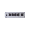 Switch Industrial No-Administrable 5 puertos Gigabit, PoE en 4 puertos 802.3af/at (120W)