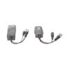 Kit de transceptores activos TURBO HD. Convierte 36/24 Vcd a 12 Vcd regulados, a través de cable UTP Cat5e / 6. Transmision de 200 m en 3K