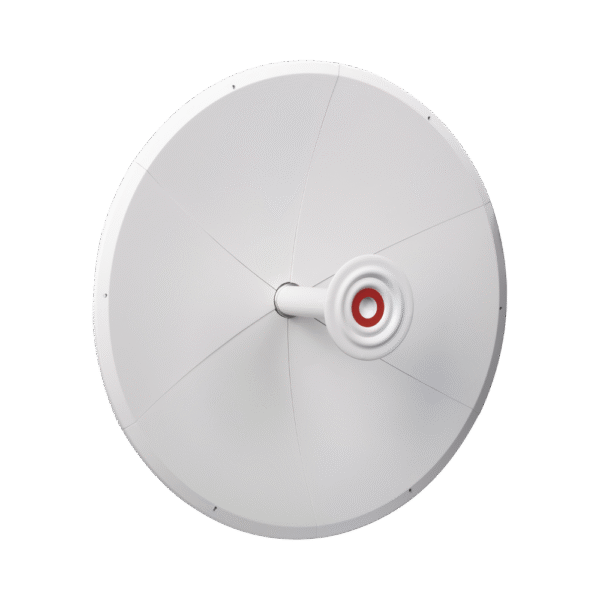 Antena direccional para C5x, Doble polaridad 45 ° y 90 °, 4.9 - 6.5 GHz, 2 ft, Ganancia de 30 dBi, Montaje incluido