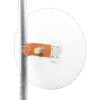 Antena direccional de alta resistencia la viento, Ganancia de 34 dBi, frecuencia (4.9 - 6.5 GHz), Conectores SMA, Polarización doble, incluye montaje para torre o mástil
