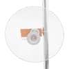 Antena direccional de alta resistencia la viento, Ganancia de 34 dBi, frecuencia (4.9 - 6.5 GHz), Conectores SMA, Polarización doble, incluye montaje para torre o mástil