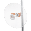 Antena direccional de alta resistencia la viento, Ganancia de 34 dBi, frecuencia (4.9 - 6.5 GHz), Conectores SMA, Polarización doble, incluye montaje para torre o mástil