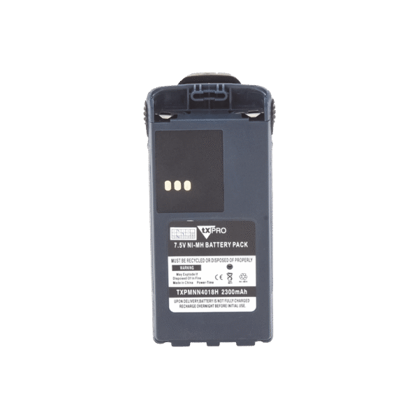 Batería de Ni-MH, 2300mAh para radios Motorola PRO-3150/ CT150/ 250/ 450/ P040/ 080/ 885/ GP308. Clip incluido