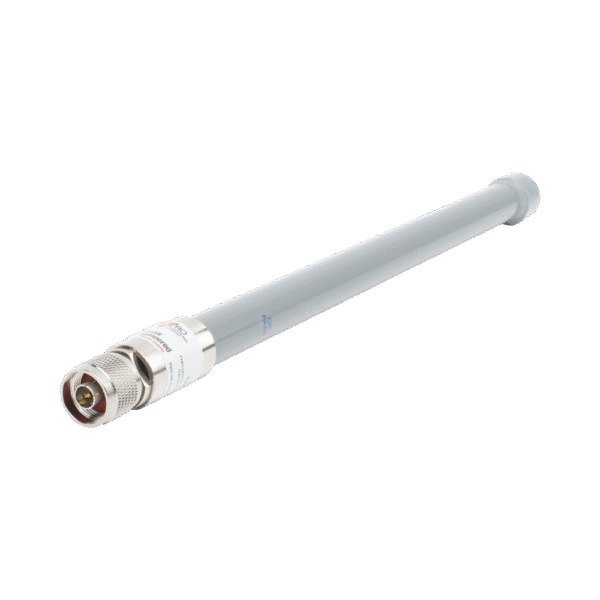 Antena Omnidireccional, Amplia cobertura en 360º y Doble banda de 2.4 / 5 GHz, Ganancia de 9 dBi, Conector N-macho