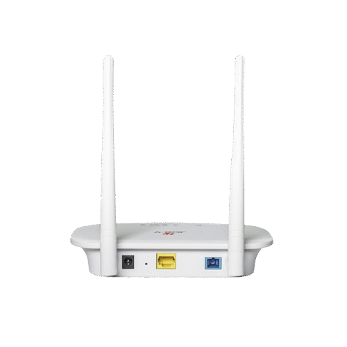 ONU Dual G/EPON con Wi-Fi en 2.4 GHz + 1 puerto LAN Gigabit, hasta 300 Mbps vía inalámbrico