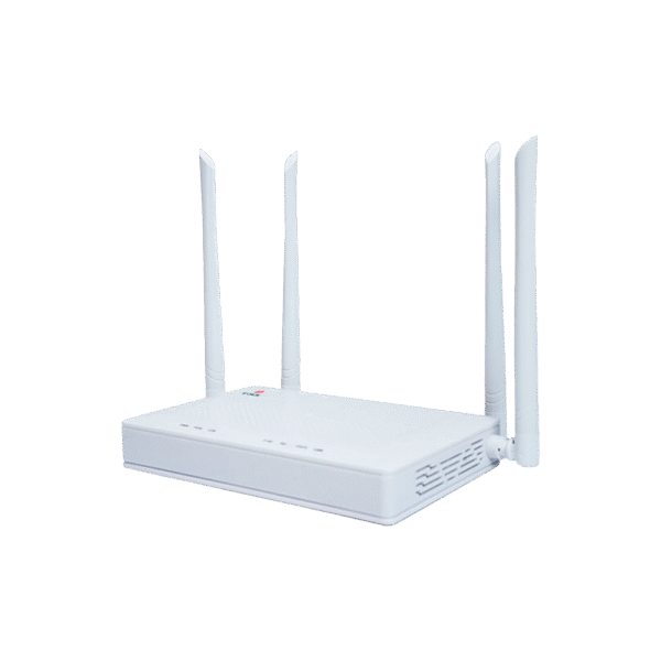 ONU Dual G/EPON con Wi-Fi AC + 4 puertos Gigabit + 1 Puerto SC/UPC + 1 Puerto CATV, Hasta 1200 Mbps