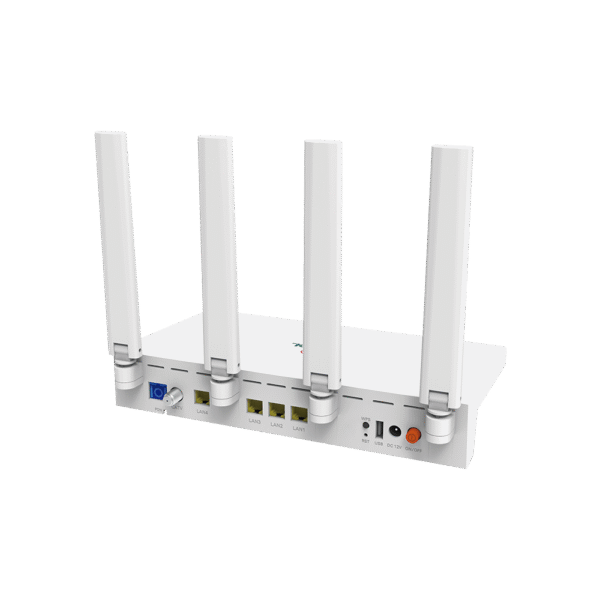 ONU Dual EPON/GPON con WIFI 6 + 1 puerto CATV + 1 puerto USB + 4 puertos Gigabit, Hasta 1500 Mbps