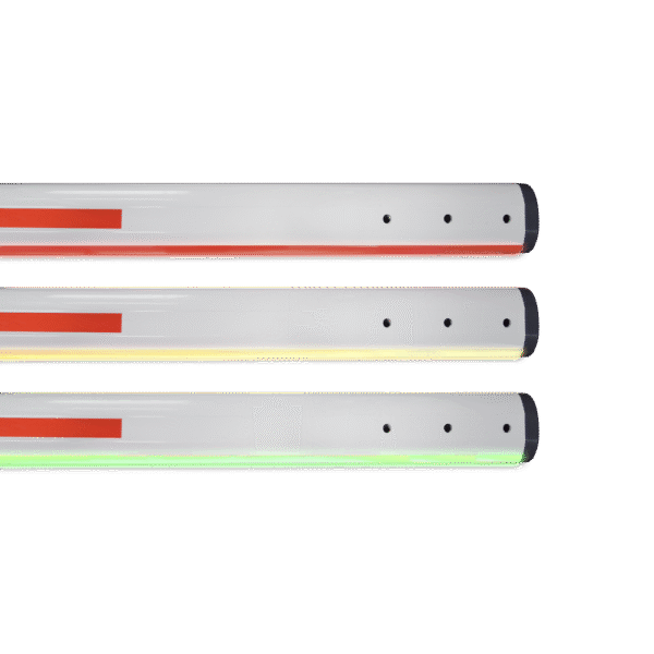 Mástil recto iluminación LED ROJO/VERDE compatible con barreras Industrial by AccessPRO
