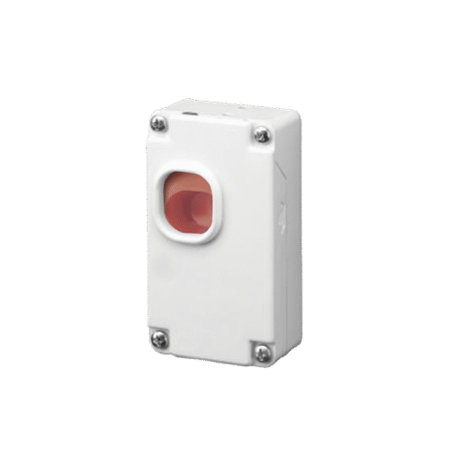 270R-l Botón de Emergencia para Paneles de Alarma de Intrusión / Cubierta Plástica / Conexión a 2 hilos / Compatible con cualquier panel de alarma cableado
