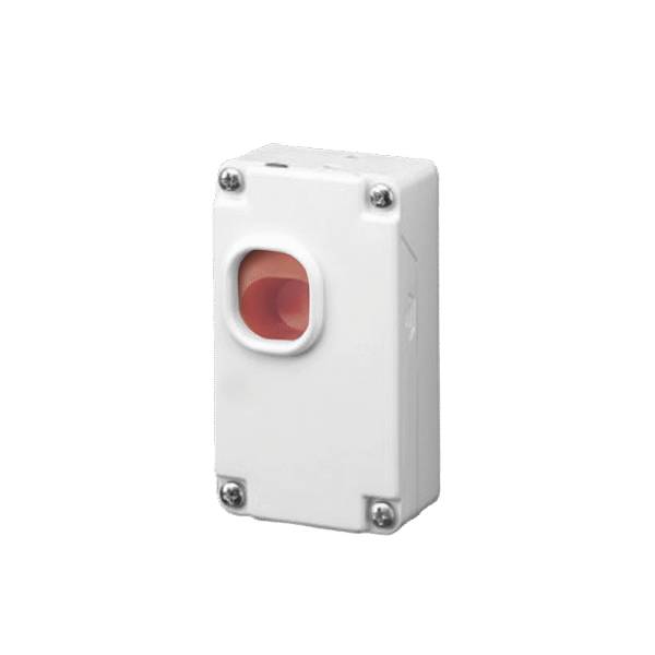 Botón de Emergencia para Paneles de Alarma de Intrusión / Cubierta Plástica / Conexión a 2 hilos / Compatible con cualquier panel de alarma cableado