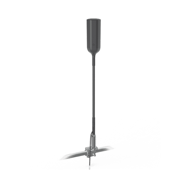 311229-l Antena Omnidireccional para Amplificador o Modem 4G/3G | Con montaje para espejo de Tractocamión | Rangos de frecuencia 700-900 MHz, 1710-2270 MHz | Ganancia Máxima 4.3 dBi.