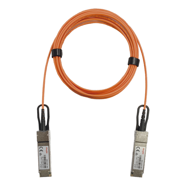Cable óptico activo de conexión directa Rujie QSFP-40G-AOC5M 40GBase-AOC QSFP, 5 metros