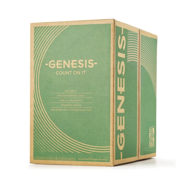 Carrete de cable 4 x 18 AWG FPLR para Incendio / 305 mts / Resistente a la Luz Solar / Sin Blindaje / Para Aplicaciones de Incendio