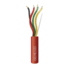 Carrete de cable 4 x 18 AWG FPLR para Incendio / 305 mts / Resistente a la Luz Solar / Sin Blindaje / Para Aplicaciones de Incendio