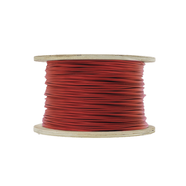 Carrete de Cable 2 x 14 AWG FPLR para Incendio y Voceo / 305 mts / Resistente a la Luz Solar / Sin Blindaje / Uso Interior