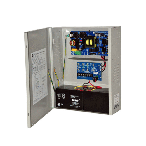 AL1024ULXPD4-l Fuente de alimentación de 24 Vcd@ 10 A / Con capacidad de baterías de respaldo / 1 salida / Requieren baterías / Voltaje de entrada de : 115 Vca.