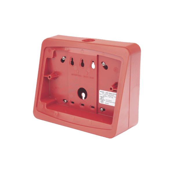Caja de montaje en color rojo para anunciador remoto ANN-80