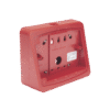 Caja de montaje en color rojo para anunciador remoto ANN-80