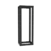 Rack de Cuatro Postes Estándar de 19", Rieles Roscados #12-24, Profundidad Ajustable de 23 a 42 in, 45 Unidades de Rack, Color Negro