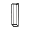 Rack de Cuatro Postes Estándar de 19", Rieles Roscados #12-24, Profundidad Ajustable de 23 a 42 in, 45 Unidades de Rack, Color Negro