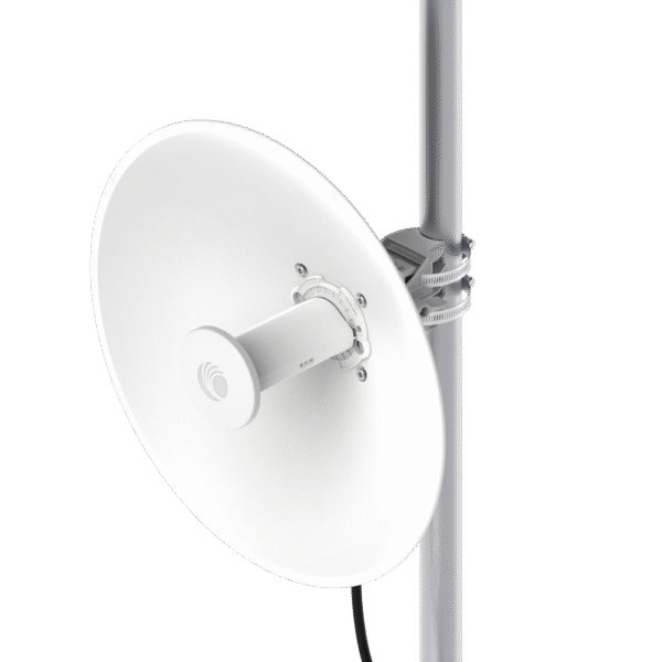 ePMP Force 4525L para zonas con alta interferencia, hasta 1+ Gbps, 5150 - 5920 MHz, 802.11 ax, Antena de 25 dBi, latencia baja