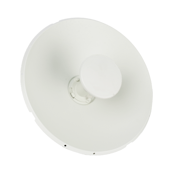 Antena direccional tipo plato de 25 dBi / Rango de frecuencia de 5.150 a 7.125 GHz / MIMO 2X2 / Para climas Hostiles IP67