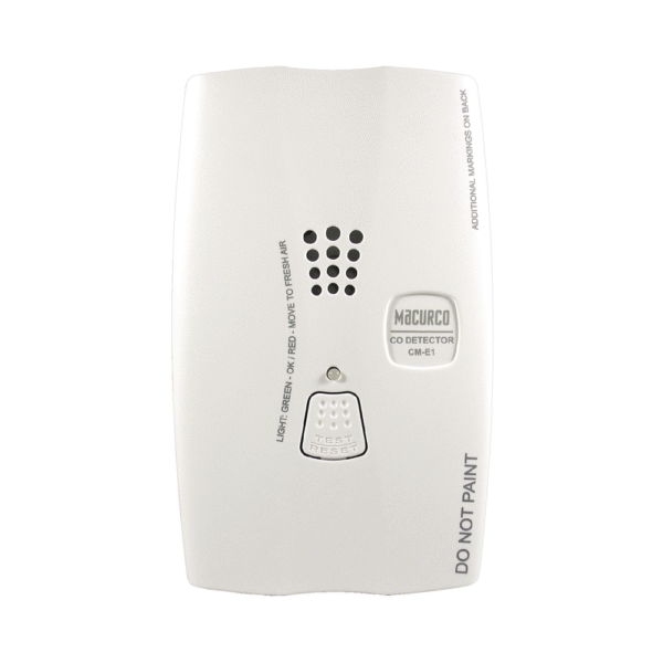 Detector de Monóxido de Carbono / alarma de audio local / bajo voltaje