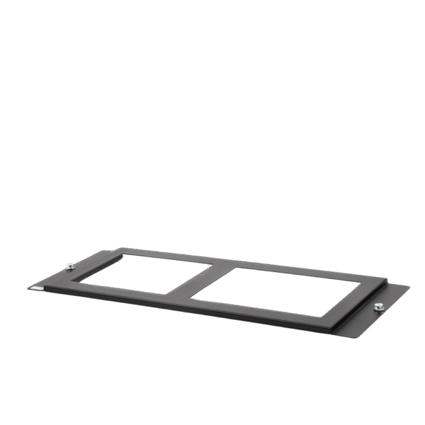 Placa de 1 Fila para DVC / Color Negro