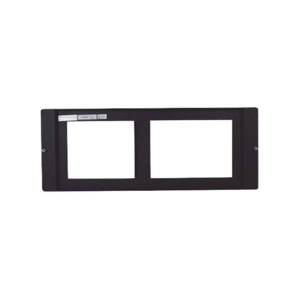 Placa de 1 Fila para DVC / Color Negro