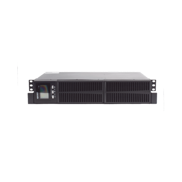 EPU2000G3-l UPS de Topología On-Line Doble Conversión / Capacidad de 2KVA/1800W / Entrada y Salida de 120 Vca / Clavija de Entrada NEMA 5-20P / Pantalla LCD Configurable / Formato Rack/Torre
