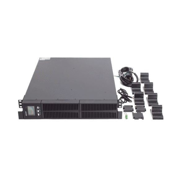 EPU3000G3-LAT-DER-l UPS de Topología On-Line Doble Conversión con Baterías Internas / Capacidad de 3KVA / 2700W / Entrada y Salida de 120 Vca / Clavija de Entrada NEMA L5-30P / Pantalla LCD Configurable / Formato Rack/Torre