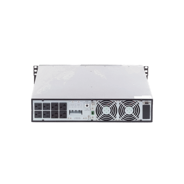 EPU3000G3-LAT-IZQ-l UPS de Topología On-Line Doble Conversión con Baterías Internas / Capacidad de 3KVA / 2700W / Entrada y Salida de 120 Vca / Clavija de Entrada NEMA L5-30P / Pantalla LCD Configurable / Formato Rack/Torre