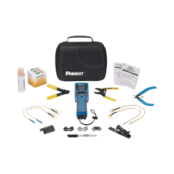 Kit de Herramientas OptiCam 2, Para Terminación de Conectores de Fibra Optica Pre-Pulidos de Panduit, Incluye Desforradora y Cleaver