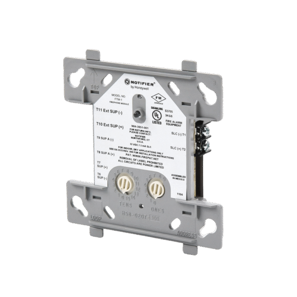 FTM1-AD-1-l Módulo De Control De Teléfono Contra Incendios / Direccionable / Tecnología FlashScan®