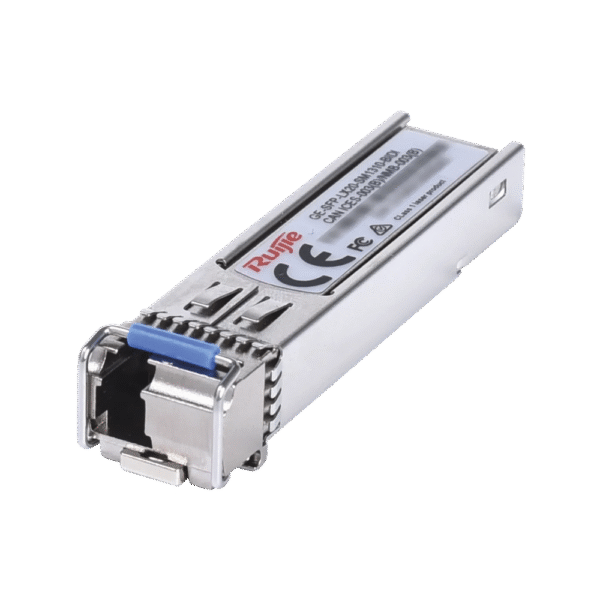 GESFPLX20SM1310BIDI-LAT-IZQ-l Módulo transceptor GE-SFP-LX20-SM1310-BIDI 1000BASE-LX SFP 1310nm-TX/1550nm-RX 20-km DDM Simplex LC SMF