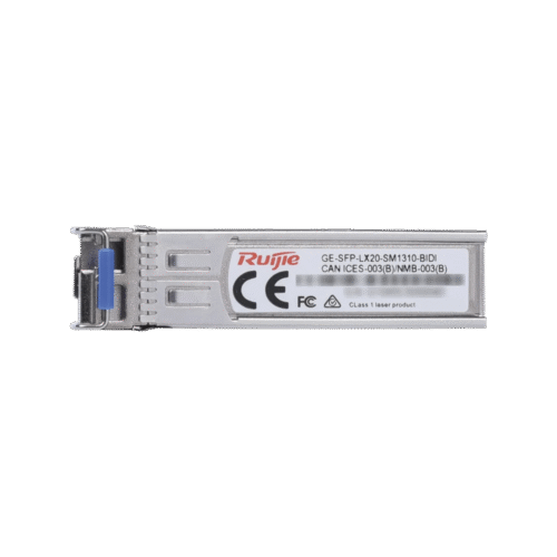 GESFPLX20SM1310BIDI-l Módulo transceptor GE-SFP-LX20-SM1310-BIDI 1000BASE-LX SFP 1310nm-TX/1550nm-RX 20-km DDM Simplex LC SMF
