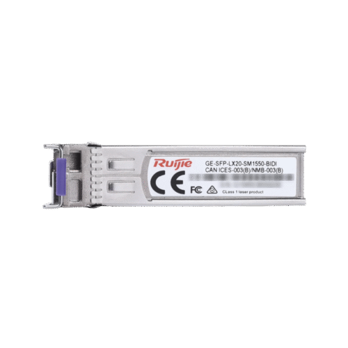 GESFPLX20SM1550BIDI-l Módulo transceptor GE-SFP-LX20-SM1550-BIDI 1000BASE-LX SFP 1550nm-TX/1310nm-RX 20-km DDM Simplex LC SMF