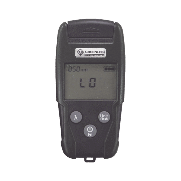 Medidor de Alta Potencia para Fibra Óptica con Localizador Visual de Fallos (VFL), entrada universal de 2.5 mm (para conectores SC, ST y FC)