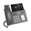 Teléfono IP Wi-Fi, Grado Operador, 8 líneas SIP con 4 cuentas, pantalla a color 2.8", puertos Gigabit, Bluetooth, PoE, codec Opus, IPV4/IPV6 con gestión en la nube GDMS