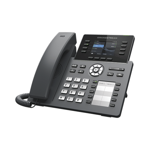 GRP2634-l Teléfono IP Wi-Fi, Grado Operador, 8 líneas SIP con 4 cuentas, pantalla a color 2.8", puertos Gigabit, Bluetooth, PoE, codec Opus, IPV4/IPV6 con gestión en la nube GDMS