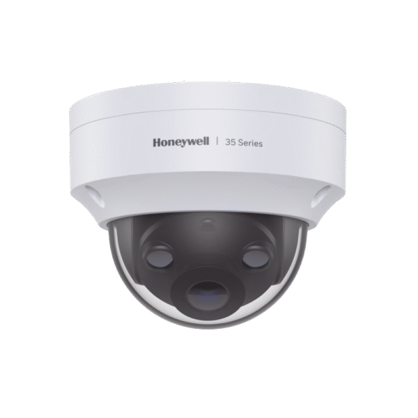 Domo IP 3 Megapíxeles / Lente 2.8mm / H.265 / 40 mts IR / Exterior IP67 / Antivandálica IK10 / Serie 35 / Cumple con NDAA / Honeywell Security
