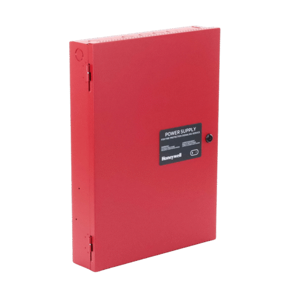 Fuente de Alimentación Auxiliar Convencional / 10 A / 3 Entradas / 7 Salidas NAC o Auxiliar de 24 Vcc / Gabinete Rojo