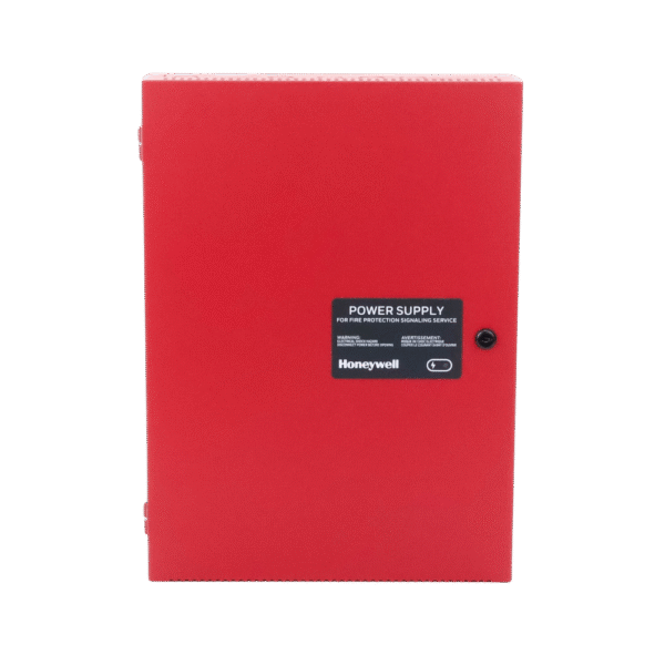 Fuente de Alimentación Auxiliar Convencional / 10 A / 3 Entradas / 7 Salidas NAC o Auxiliar de 24 Vcc / Gabinete Rojo