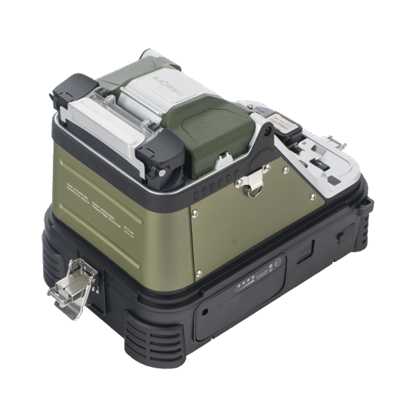 Fusionadora de Fibra Óptica MultiModo y MonoModo / 6 motores / Alineación por Núcleo / OPM + VFL / Cleaver Eléctrico de Gran Precisión