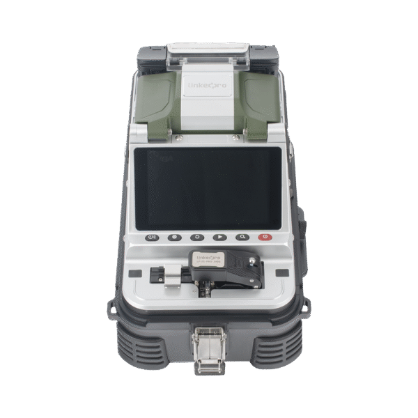 Fusionadora de Fibra Óptica MultiModo y MonoModo / 6 motores / Alineación por Núcleo / OPM + VFL / Cleaver Eléctrico de Gran Precisión