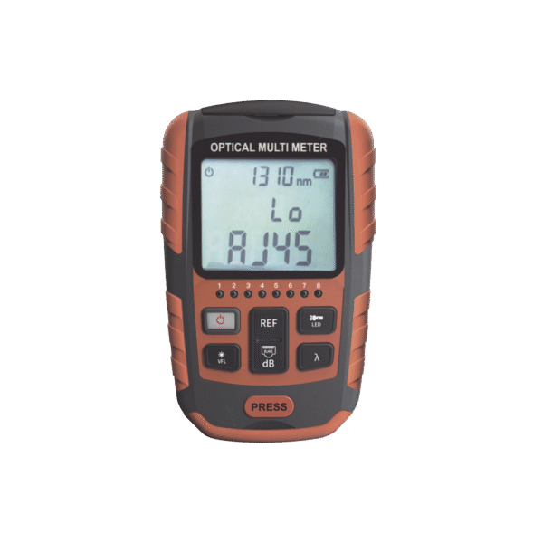 Medidor de Potencia Óptica (MINI OPM) / Versión Reducida / Compatible con Fibra Óptica Multimodo y Monomodo / Soporta conectores SC, ST Y FC / Incluye Función de VFL / Incluye función para probar Cables RJ45 / Recargable