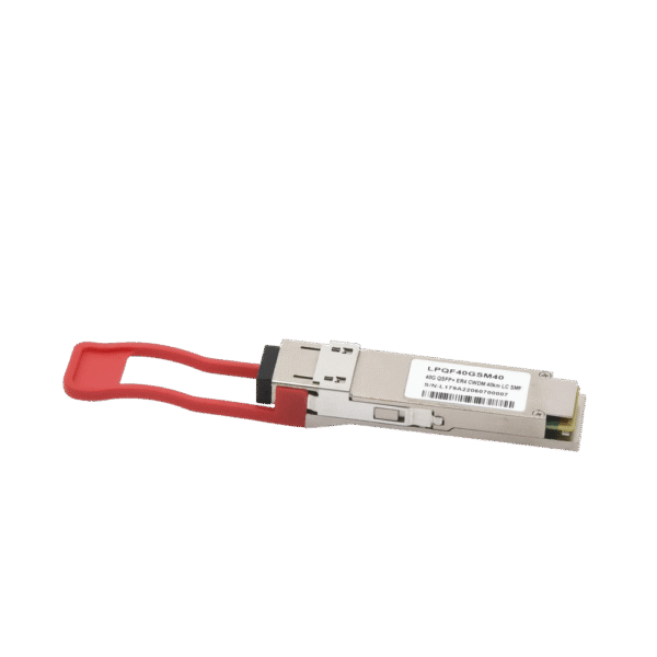 Transceptor QSFP+ (Mini-Gbic) / Monomodo / 40 Gbps de velocidad / Conectores LC Dúplex / Hasta 40 km de Distancia